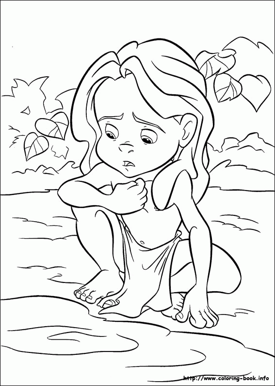 Tarzan kolorowanki